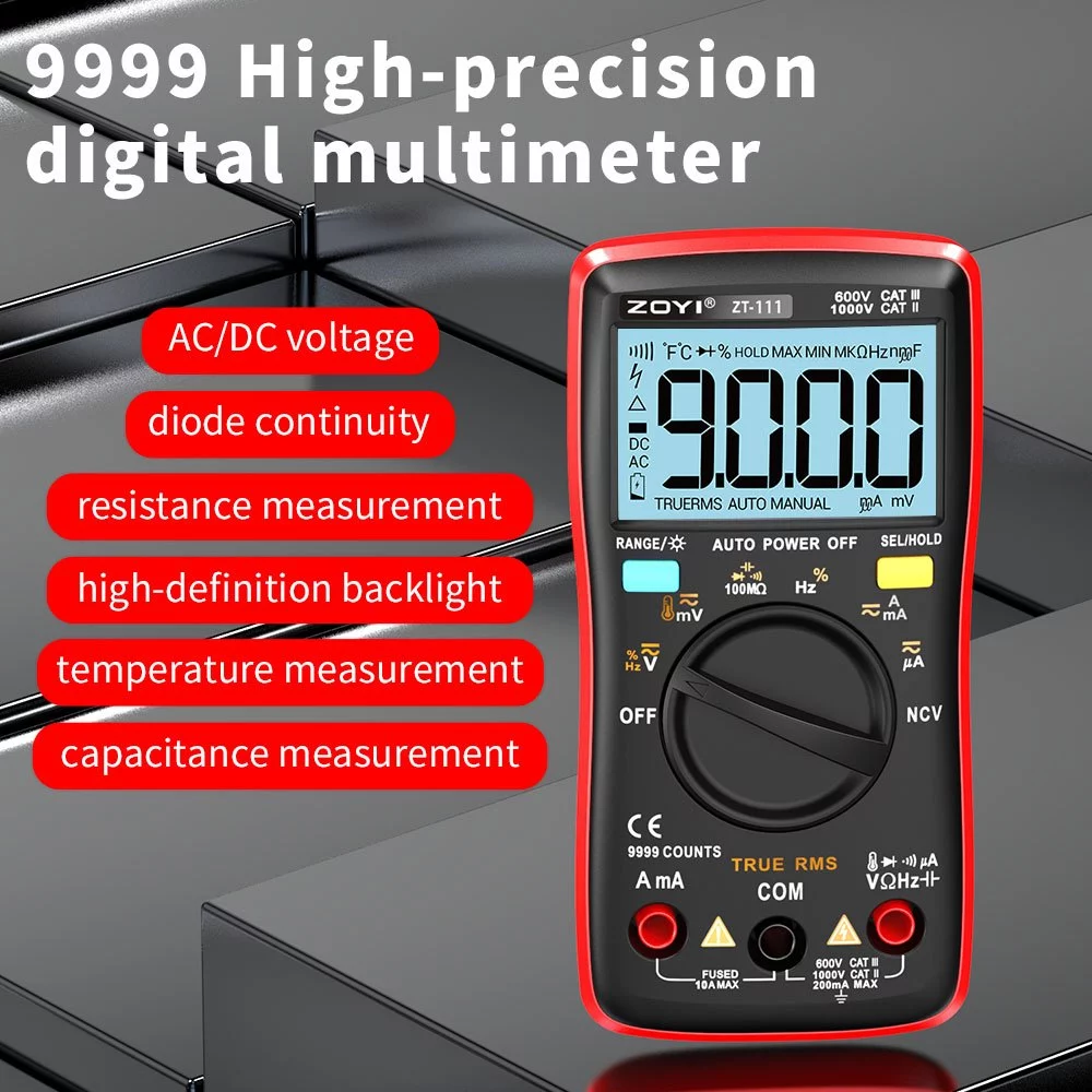 ZOYI ZT-111 9999 Counts Digital Multimeter